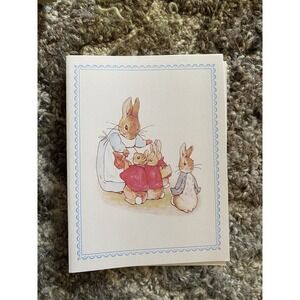 Vtg Peter Rabbit Beatrix Potter Collectible Nursery Card Display NEW 1976 Easter